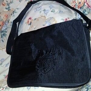 Nordstrom Messenger Book Bag Black As New Large